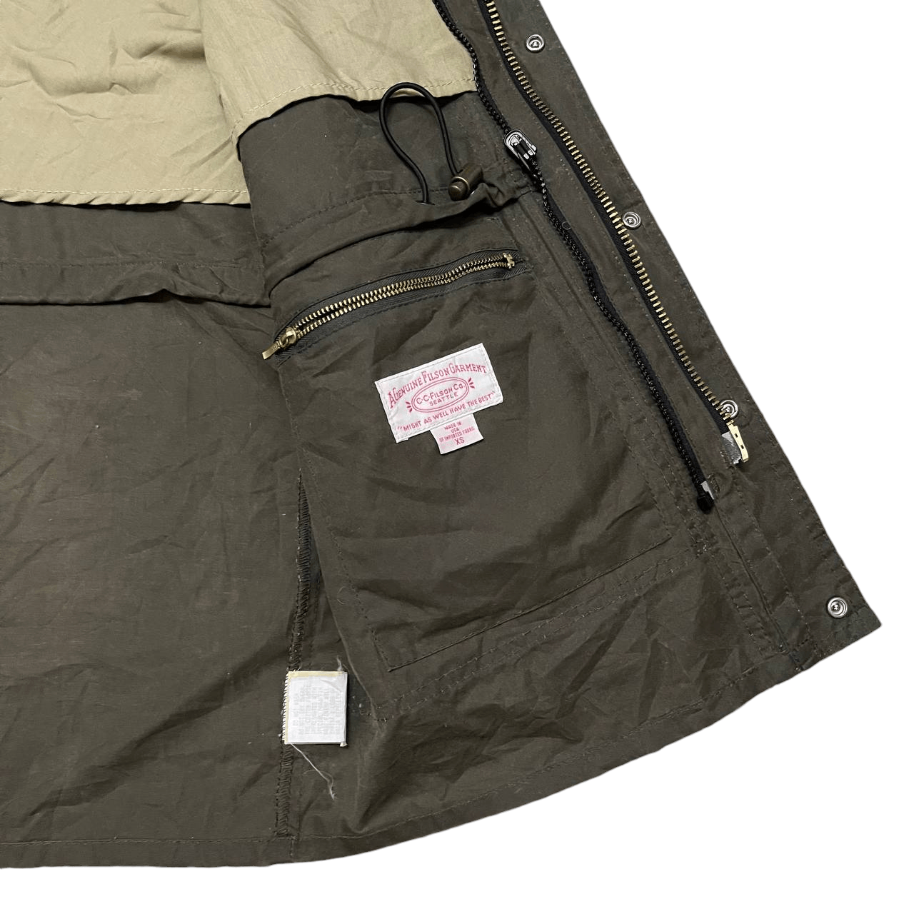 Filson Vintage CC Filson Co Waxed Hooded Jacket Parka Size US S / EU 44-46 / 1 - 11 Thumbnail