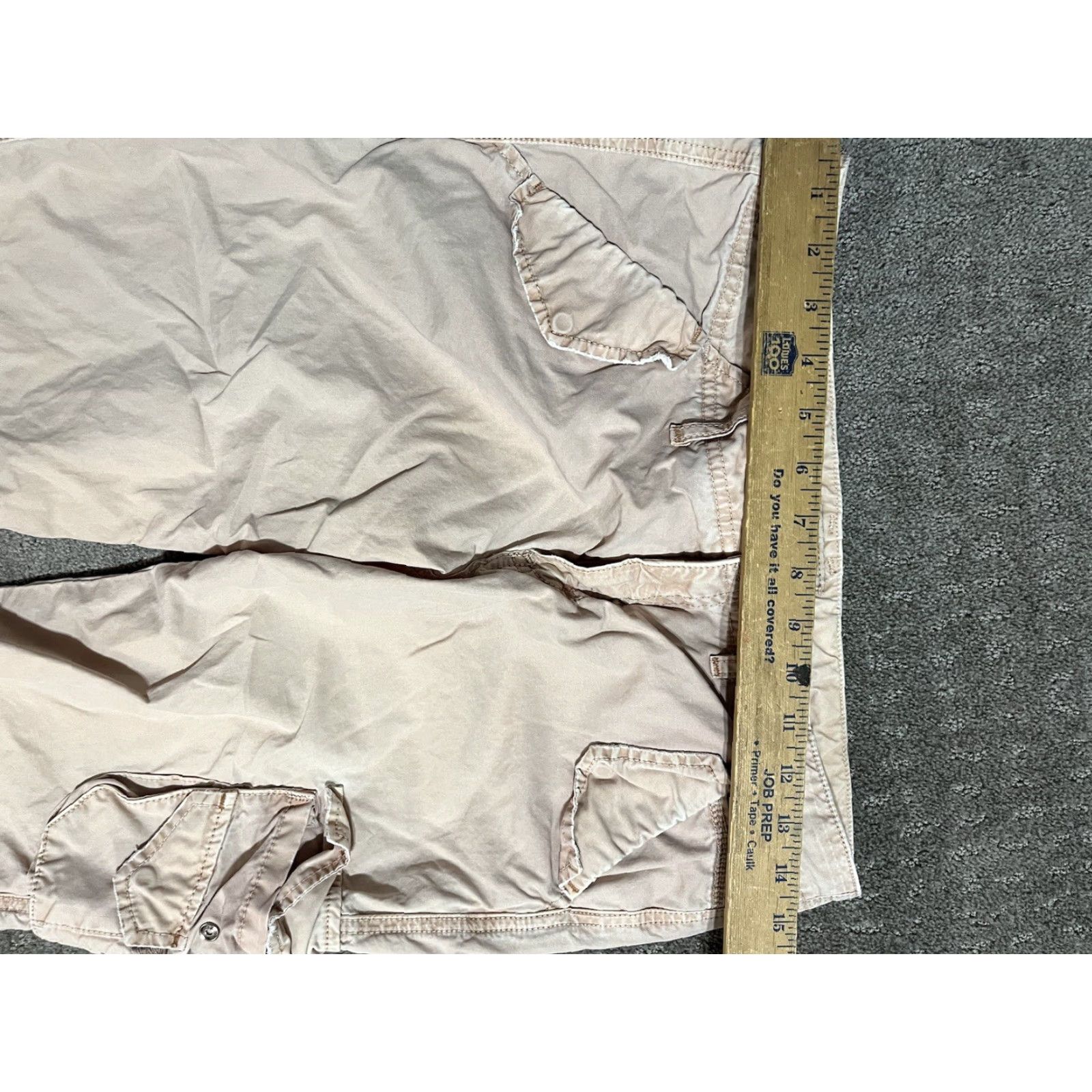 Sanctuary VINTAGE Sanctuary Light Pink Cargo Cropped Pants Womens Size Medium Size 32" / US 10 / IT 46 - 5 Thumbnail