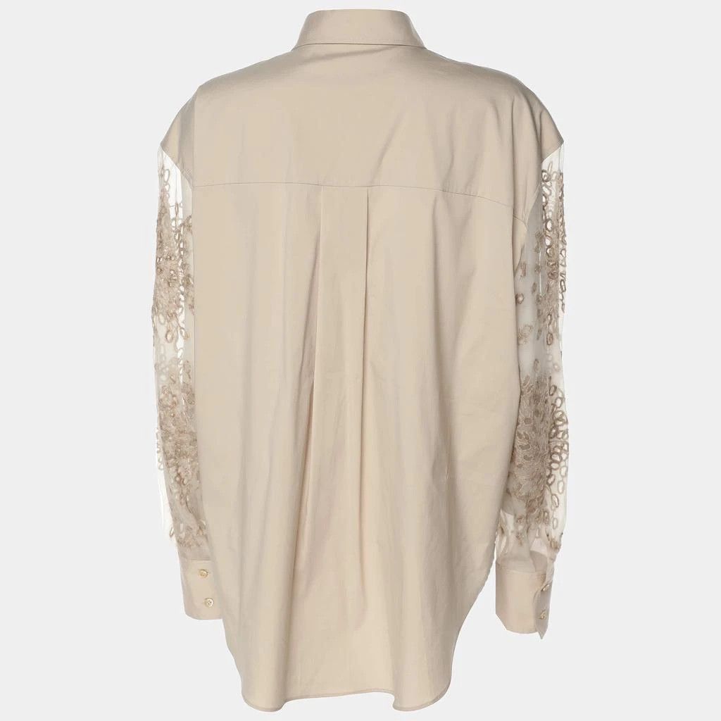 Brunello Cucinelli o1y0725 Shirt in Beige Size XS / US 0-2 / IT 36-38 - 2 Thumbnail