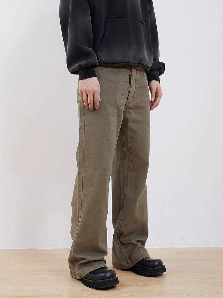 Jean washed faded y2k baggy bootcut flared yuppie jeans Size US 30 / EU 46 - 1 Thumbnail