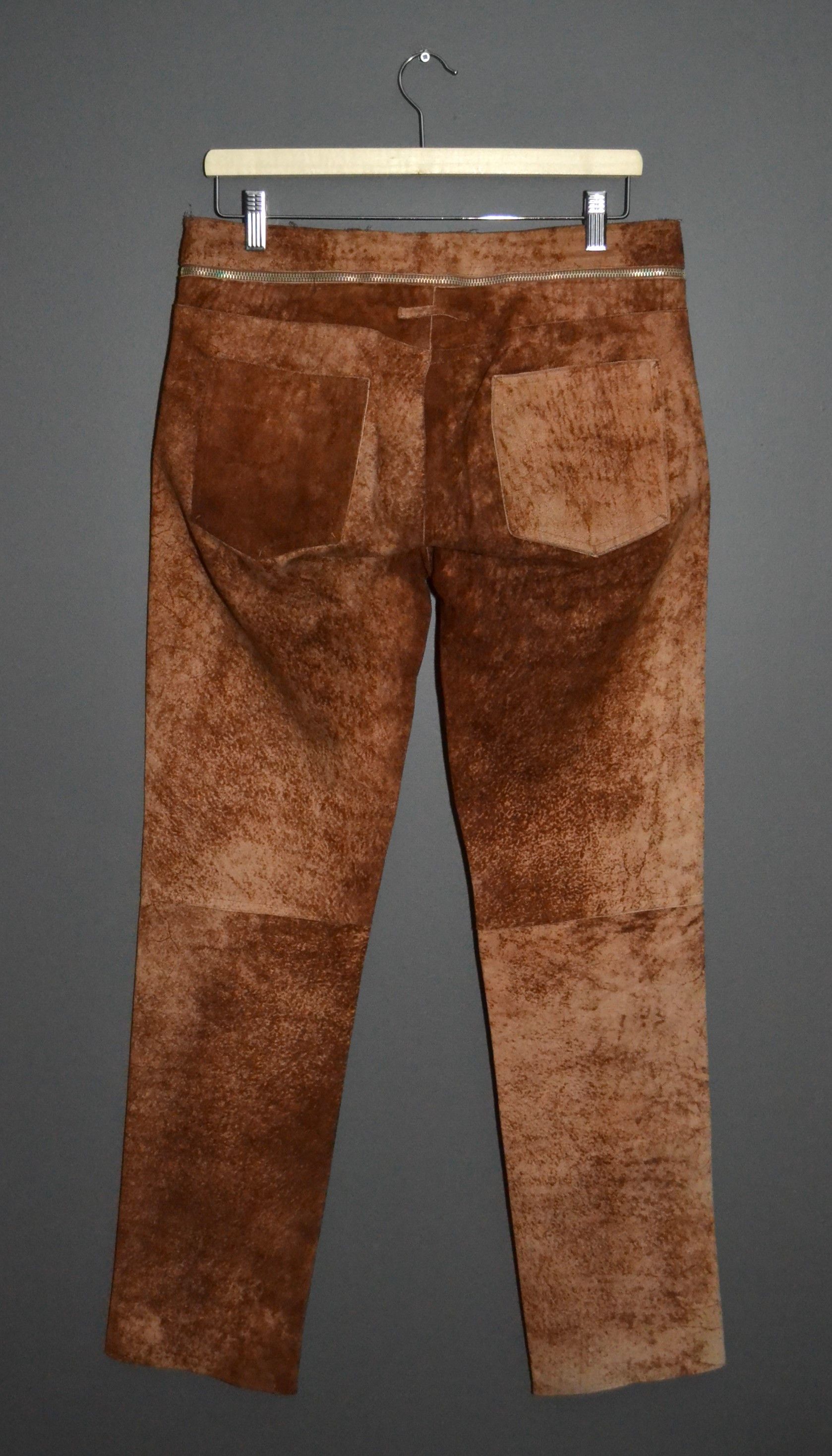 Jean Paul Gaultier Jean Paul Gaultier 1990s Leather Suit Jacket Pants 42 44 Size M / US 6-8 / IT 42-44 - 21 Thumbnail
