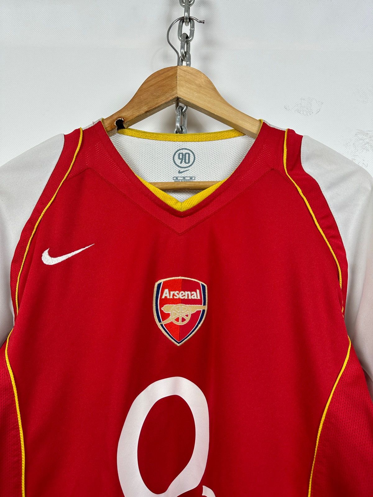 Nike 2004/05 Nike Arsenal FC Vintage Home Soccer Jersey Size US L / EU 52-54 / 3 - 5 Thumbnail