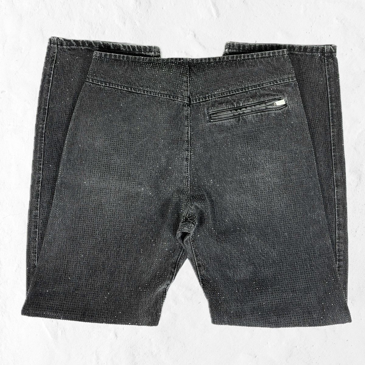 Alexander Wang Alexander Wang Hotfix Crystal Moto Jeans Pants Black Grey 28 Size 28" / US 6 / IT 42 - 7 Thumbnail