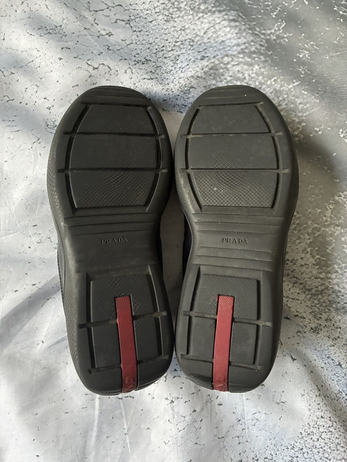 Prada Vintage Prada Americas Cup Black Sneakers Size US 7.5 / IT 37.5 - 7 Thumbnail