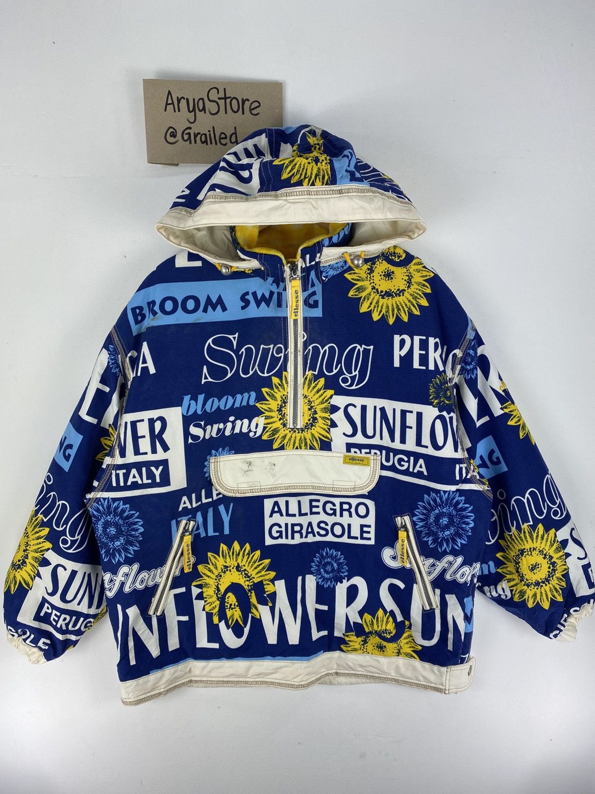 Ellesse Vintage 90’s Ellesse Italy Anorak Jacket Pullover Size US XXL / EU 58 / 5 - 1 Thumbnail
