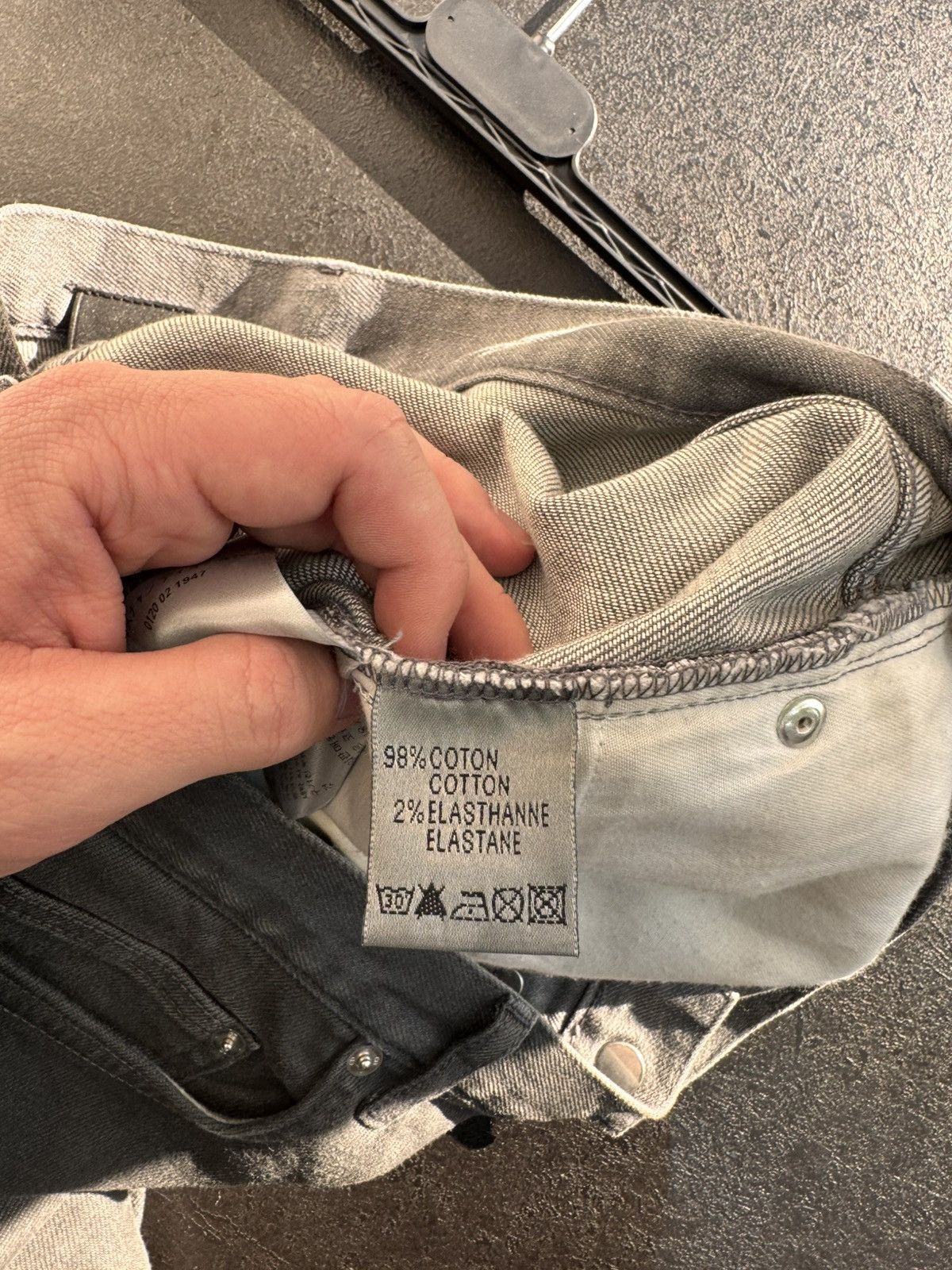 Dior Dior Homme FW14 by Kris Van Assche Gray Washed Denim Jeans Size US 32 / EU 48 - 20 Thumbnail