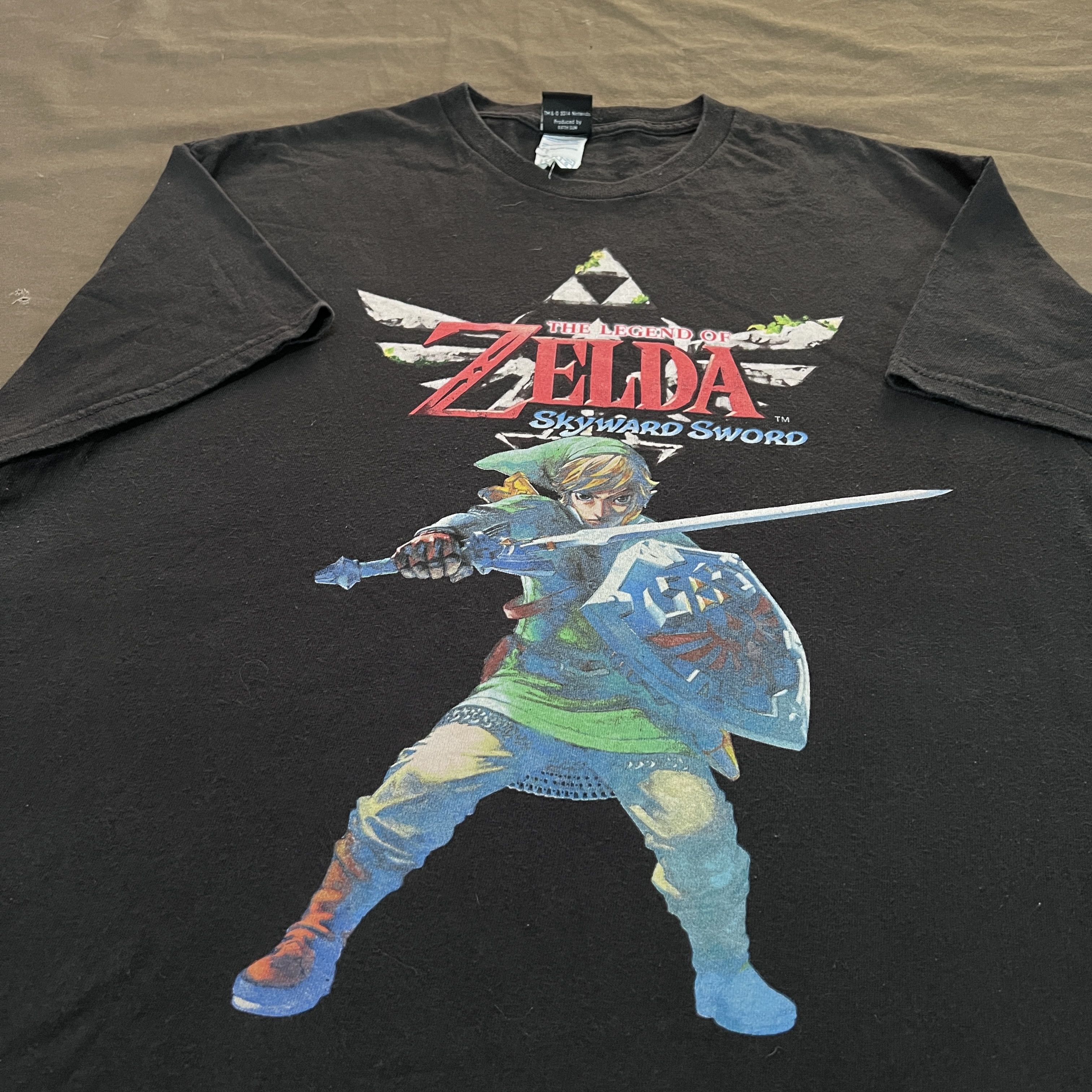 Cartoon Network × Nintendo × Vintage Vintage Y2K Zelda Logo Promo Tee Nintendo Faded Size US L / EU 52-54 / 3 - 1 Thumbnail