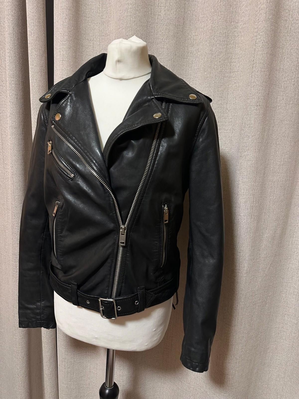 Diesel Diesel Women’s Leather Biker Jacket Black Size S Size S / US 4 / IT 40 - 4 Thumbnail