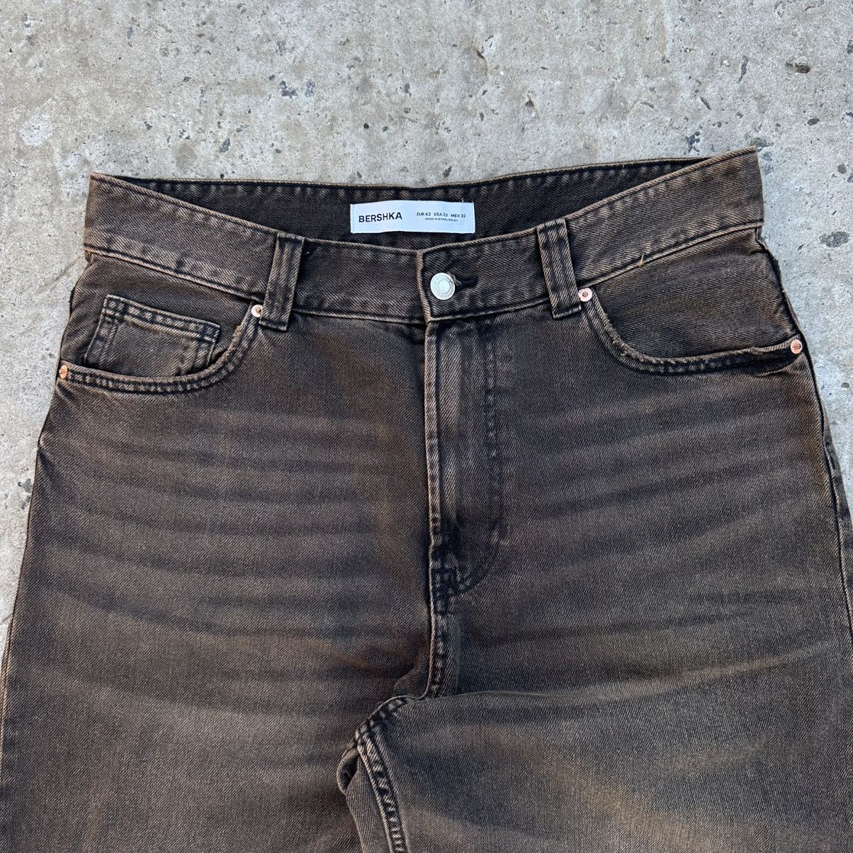Bershka Vintage Japanese Style Baggy Bershka Jeans Size 32-33 Rap Size US 33 - 5 Thumbnail
