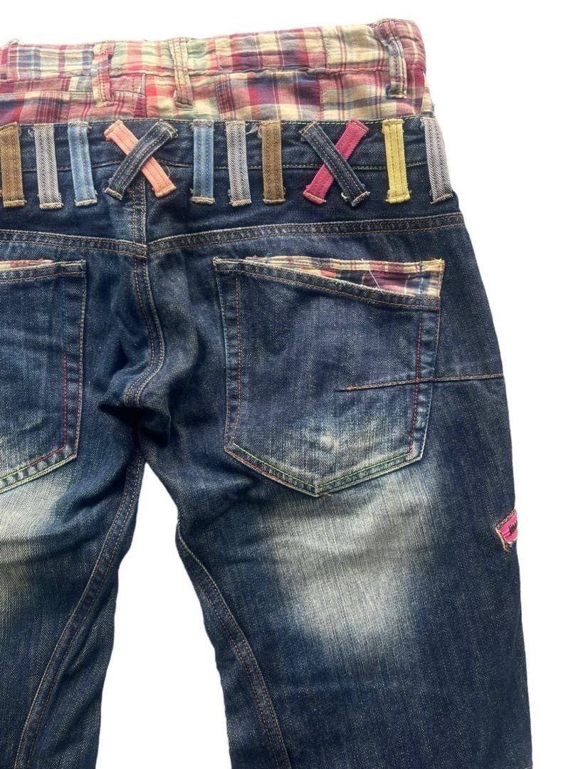 Japanese Brand Dominate Double Waist Streetwear Jeans Size US 32 / EU 48 - 6 Thumbnail