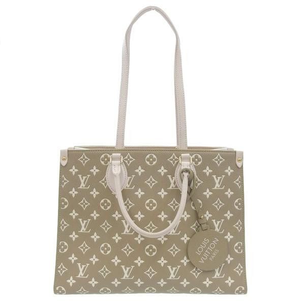 Louis Vuitton Louis Vuitton Onthego MM Leather Tote Bag M46060 in Great Condition Size ONE SIZE - 1 Thumbnail