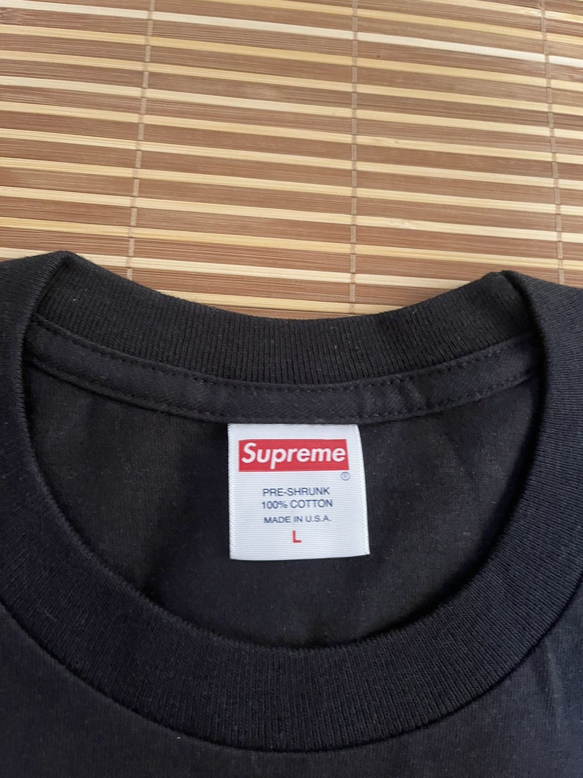 Supreme Supreme Madonna & child tee black Size US L / EU 52-54 / 3 - 4 Thumbnail