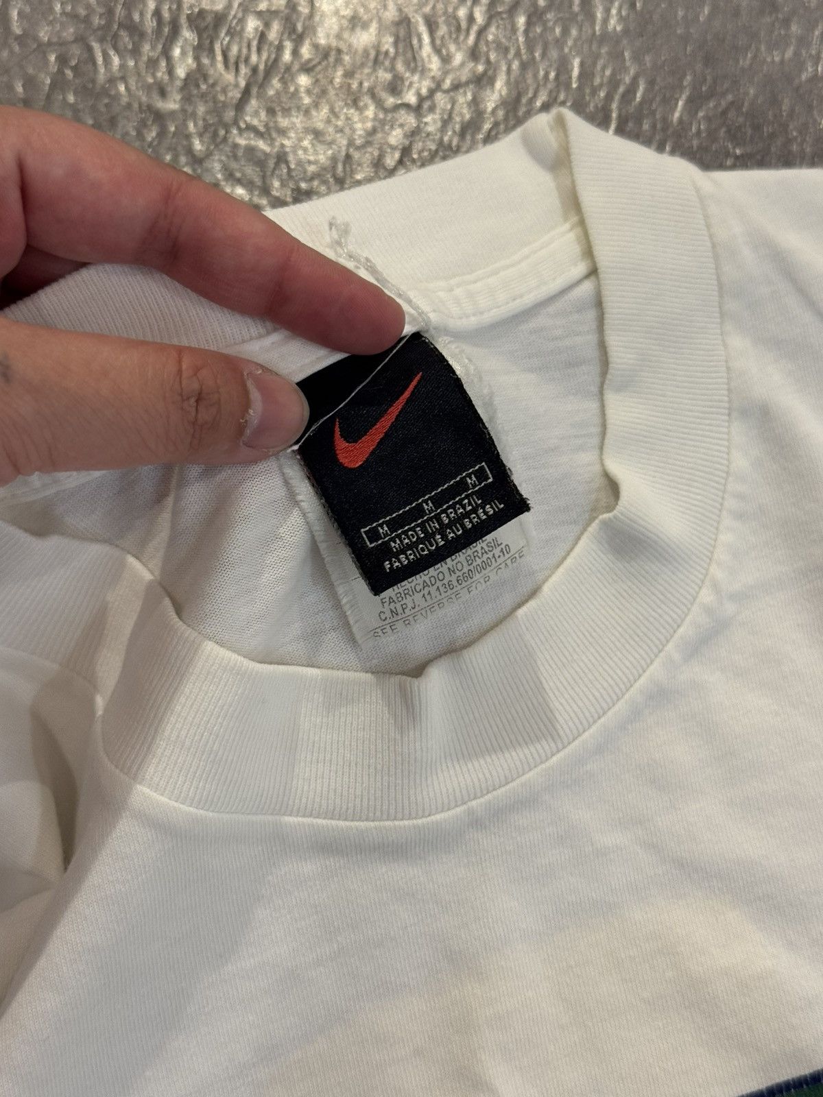 Nike Vintage Brazil 🇧🇷 90's T-shirt Size US M / EU 48-50 / 2 - 6 Thumbnail