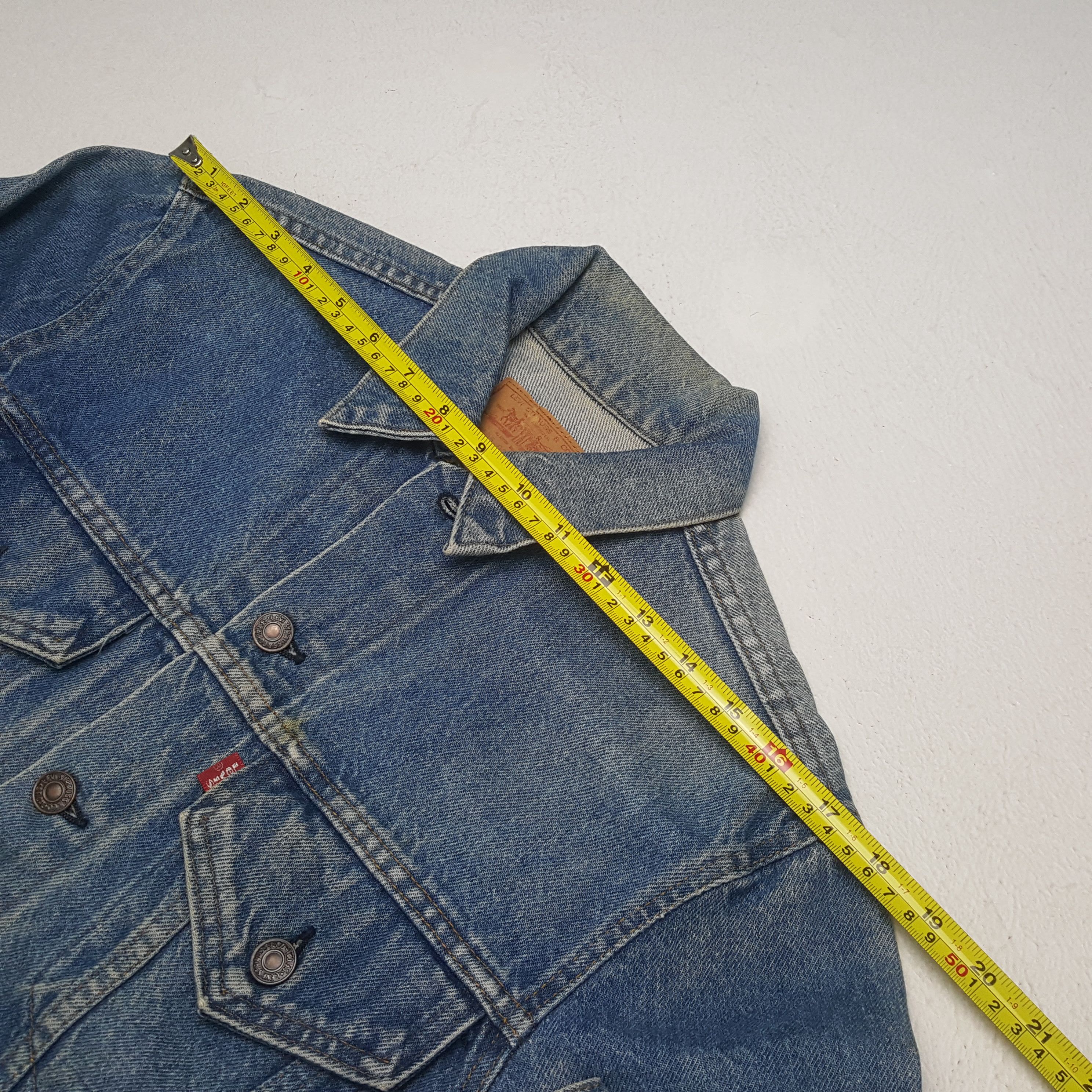 Levi's Levis Fashion Style Denim Jacket RR25 Size US S / EU 44-46 / 1 - 8 Thumbnail