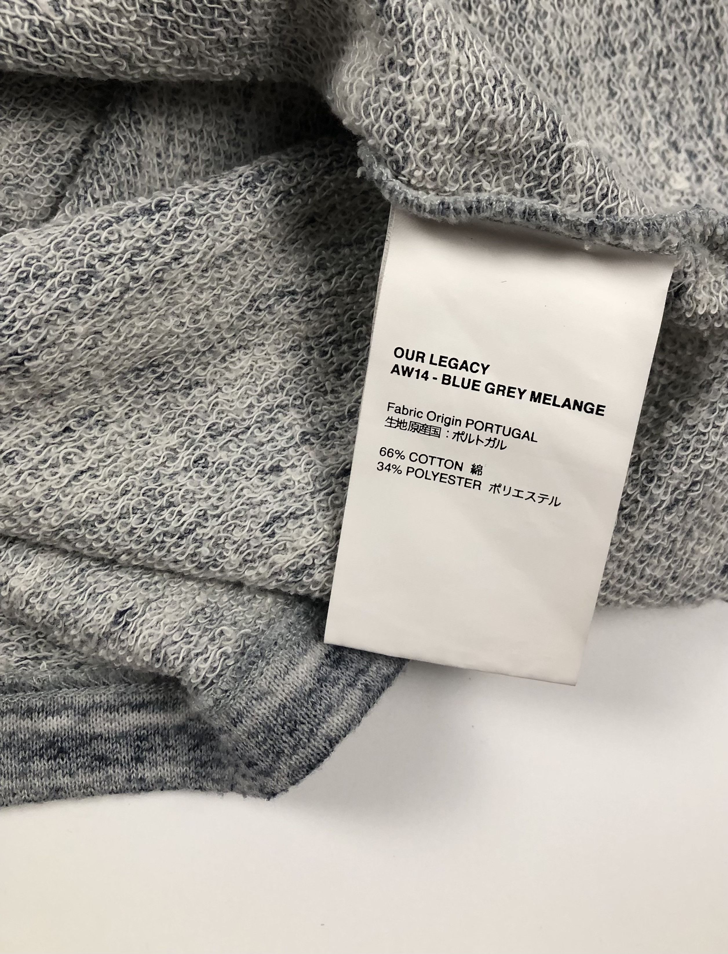 Our Legacy Our Legacy Blue Grey Melange Tee Size US S / EU 44-46 / 1 - 5 Thumbnail