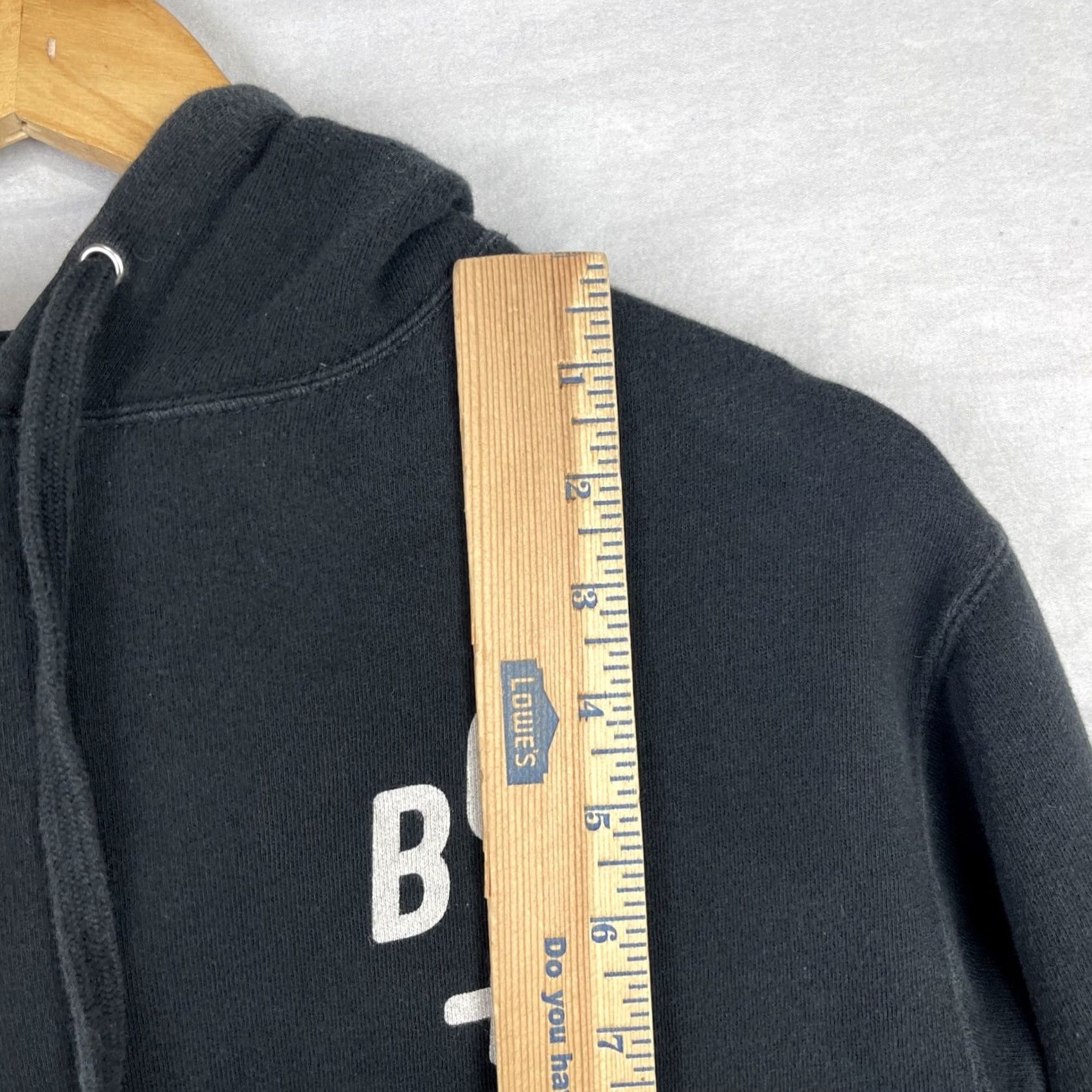 Vintage Black Craft Cult Hoodie Mens I Small Black Graphic Print Hooded Pockets, Regular Fit, Pullover, Fall Winter, Gothic, 90s Size US S / EU 44-46 / 1 - 4 Thumbnail