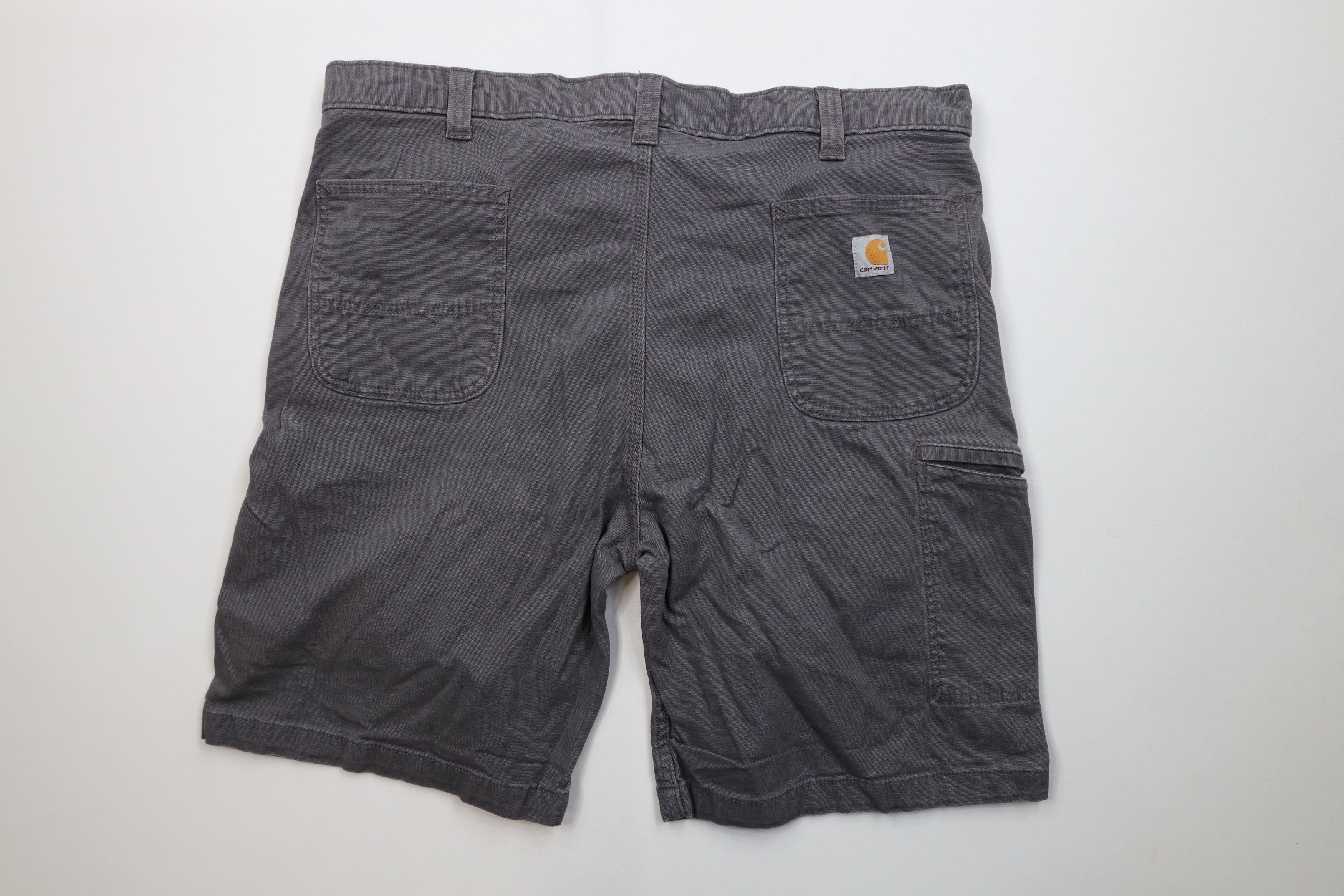 Carhartt Vintage Y2K Carhartt Relaxed Fit Stretch Canvas Shorts Gray Size US 42 / EU 58 - 7 Thumbnail