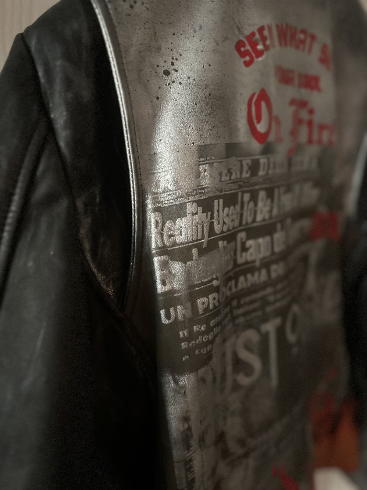 Faith Connexion Dust of Gods x Faith Connexion X MattewHyte Leather Jacket Size US M / EU 48-50 / 2 - 12 Thumbnail