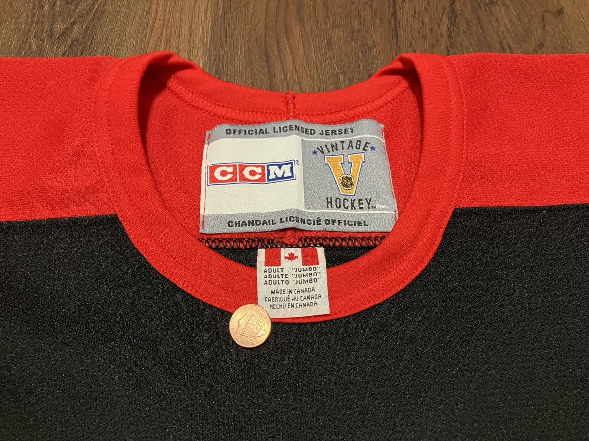 Ccm Chicago Blackhawks Chelios CCM NHL Hockey Jersey Size JUMBO Size US XXL / EU 58 / 5 - 3 Thumbnail