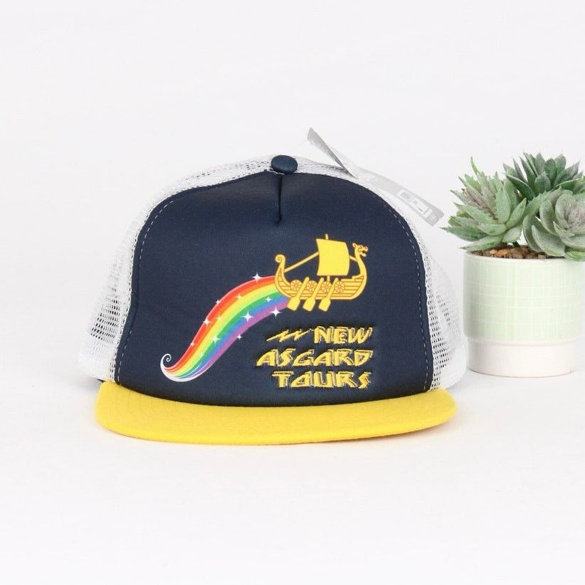 Marvel Comics Marvel New Asgard Tours Trucker Hat Disney Official Mesh Cap Size ONE SIZE - 1 Thumbnail