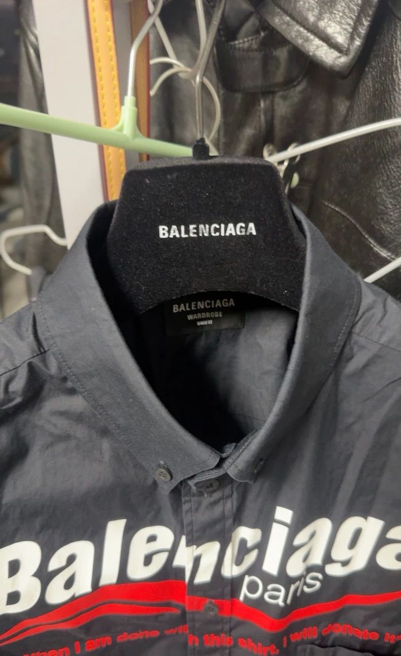Balenciaga Balenciaga shirt Size US M / EU 48-50 / 2 - 3 Thumbnail