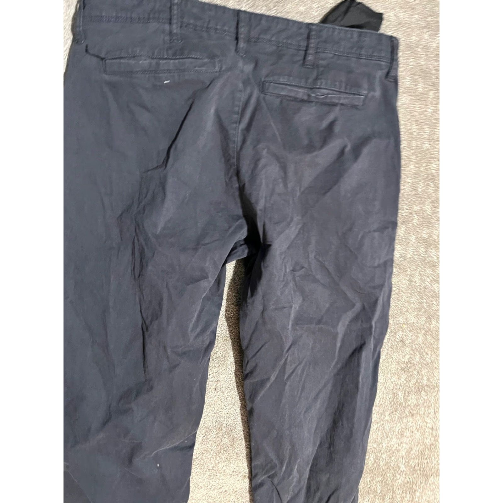 Kenneth Cole KENNETH COLE Tech Chino Pants Slim Fit 34x30 Blue 4-Way Stretch Mens Size US 34 / EU 50 - 4 Thumbnail