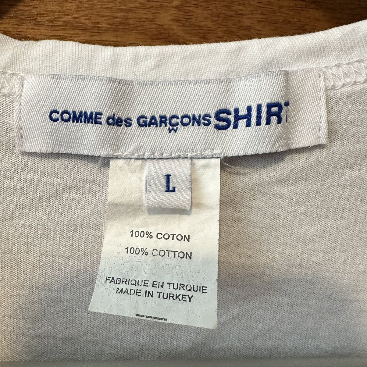 Comme des Garcons × Comme des Garcons SHIRT COMME Des GARCONS Logo White T Shirt Size US M / EU 48-50 / 2 - 4 Thumbnail