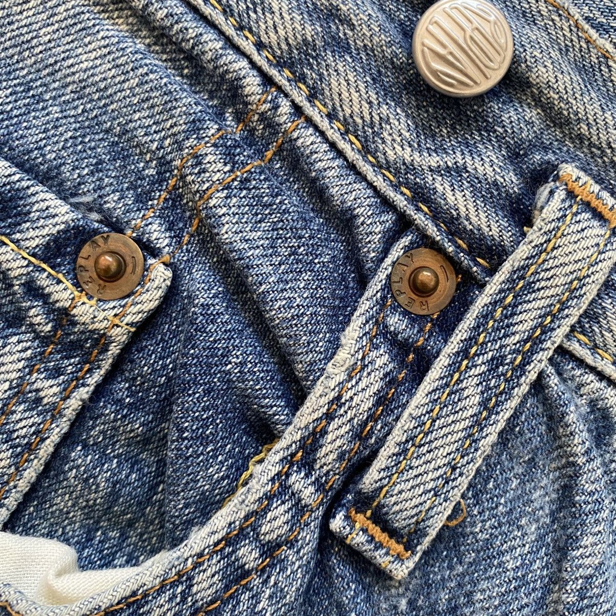 Replay Replay blue jeans made in italy distressed jeans Size US 28 / EU 44 - 13 Thumbnail