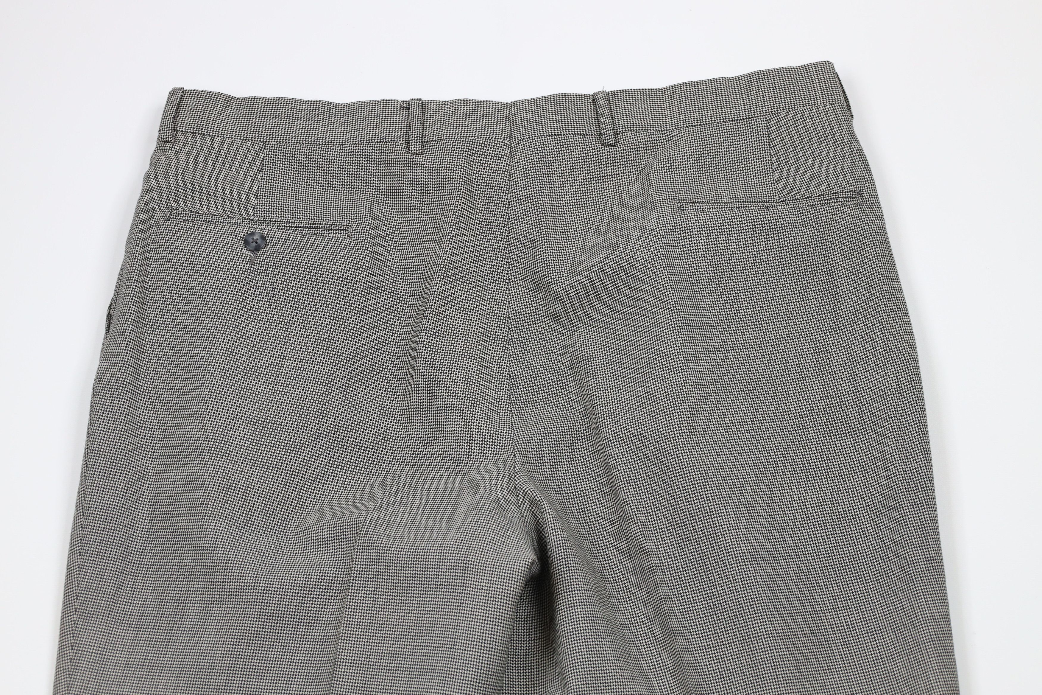 Vintage Vintage 70s Streetwear Wide Leg Chino Pants Houndstooth USA Size US 40 / EU 56 - 10 Thumbnail
