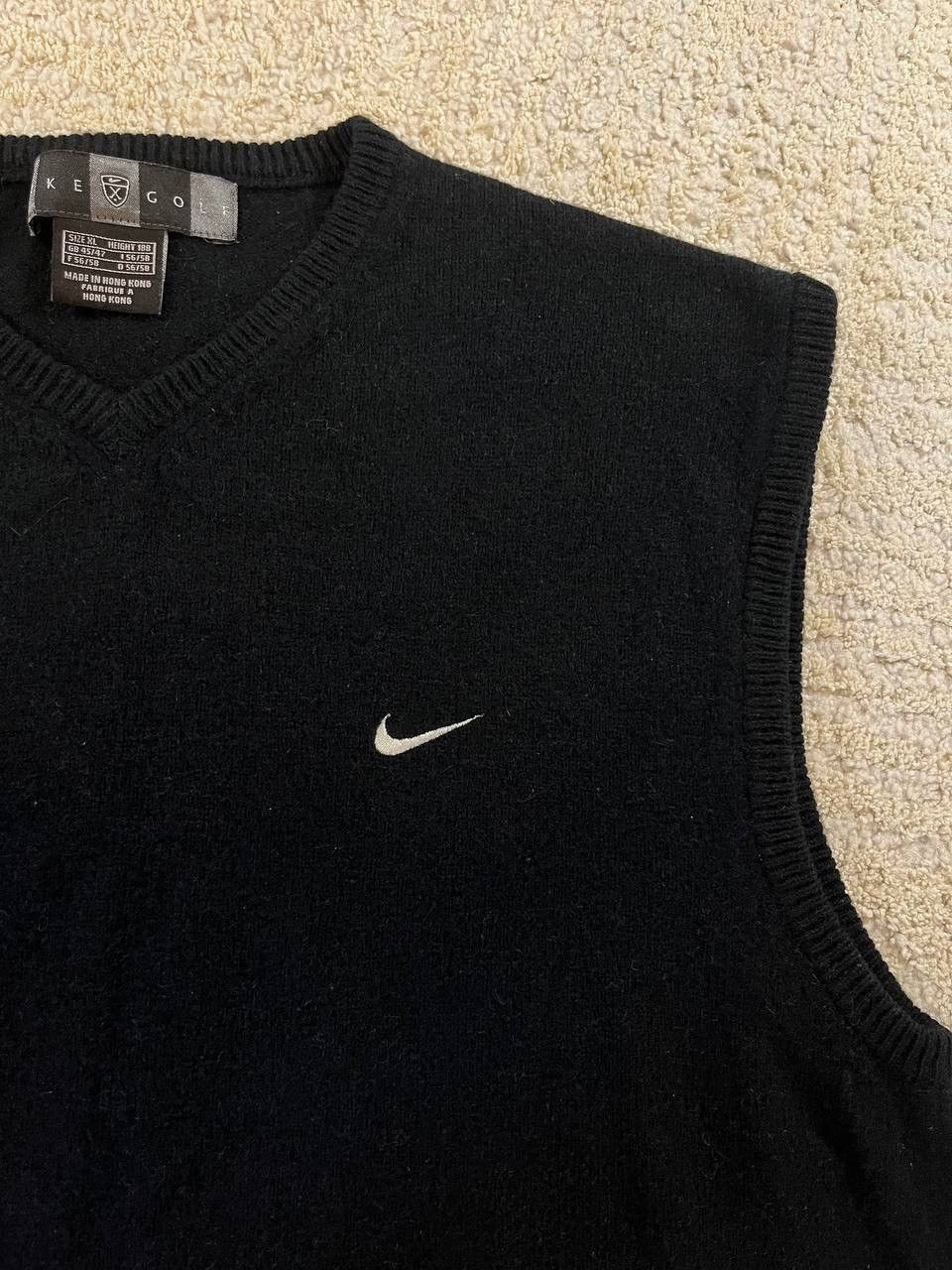 Nike × Vintage Vintage Nike Wool Sweater Vest Logo Tennis 90s Y2K Size US XL / EU 56 / 4 - 3 Thumbnail