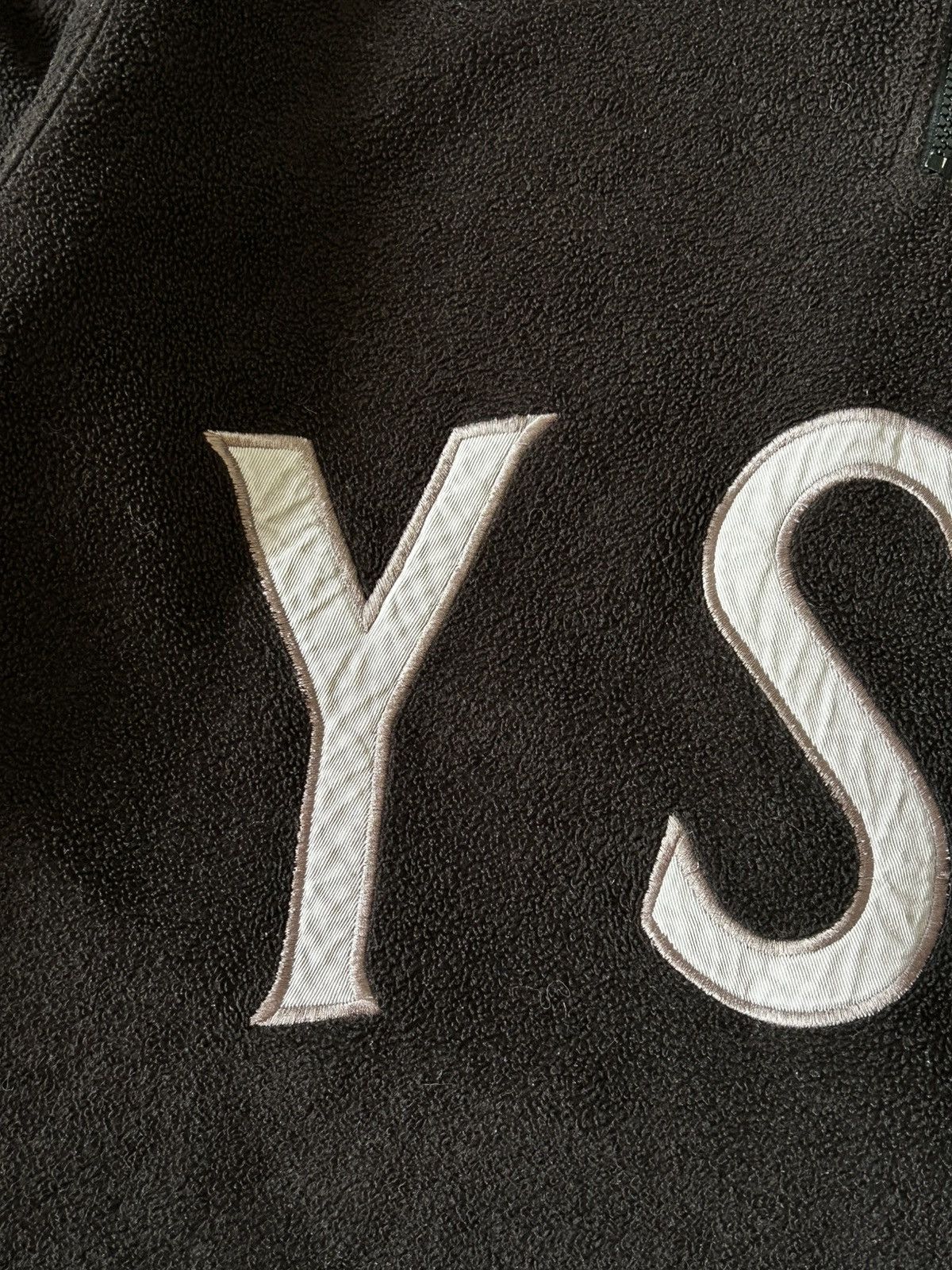Vintage Yves Saint Laurent Vintage Fleece Pullover YSL Big Logo Size US S / EU 44-46 / 1 - 3 Thumbnail