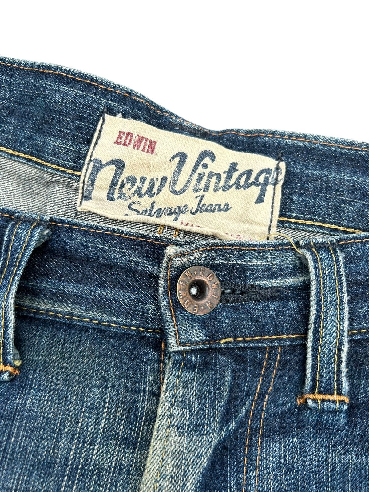 Kapital Vintage Edwin 505V Selvedge Distressed Denim Jeans Size US 40 / EU 56 - 4 Thumbnail