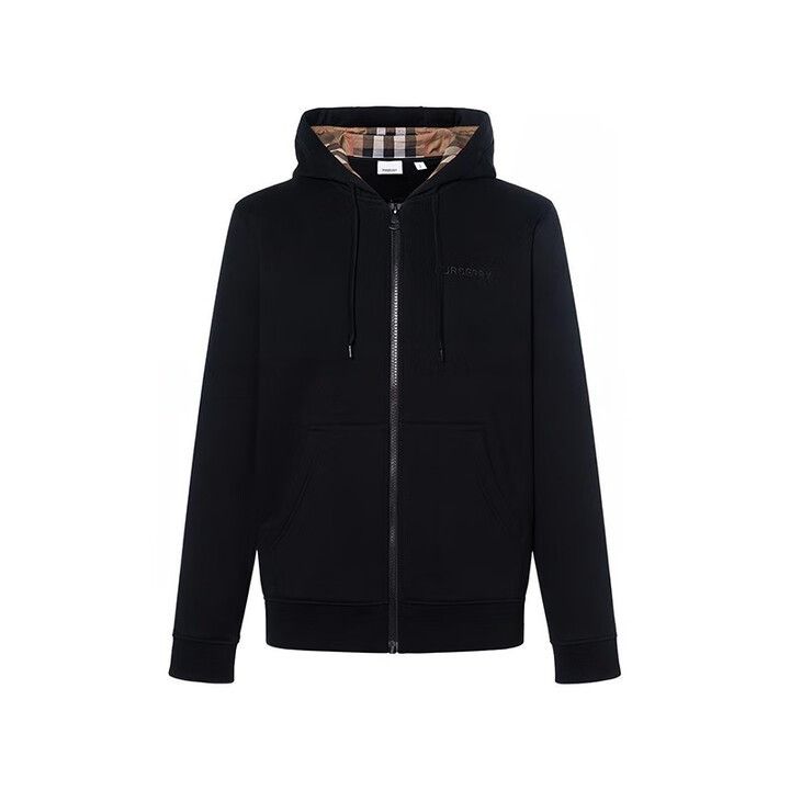 Burberry o1w1db10326 Logo Zip Hoodie in Black Size US XS / EU 42 / 0 - 1 Preview