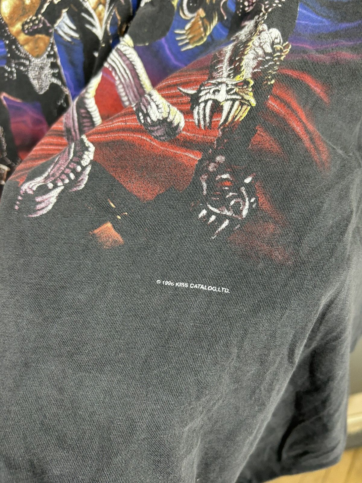 Band Tees × Vintage Vintage 90s Kiss Destroyer 1996 20 years of Destruction Tee Size US XL / EU 56 / 4 - 11 Thumbnail