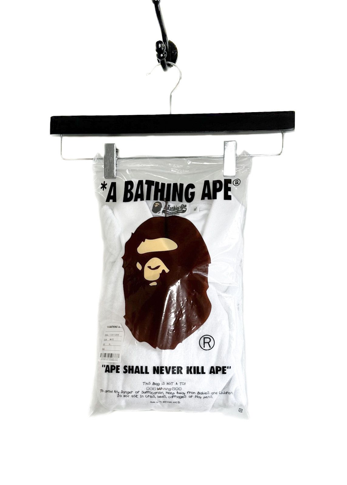 Bape Bape White Toweling Embroidered Polo Shirt Size US XL / EU 56 / 4 - 8 Thumbnail
