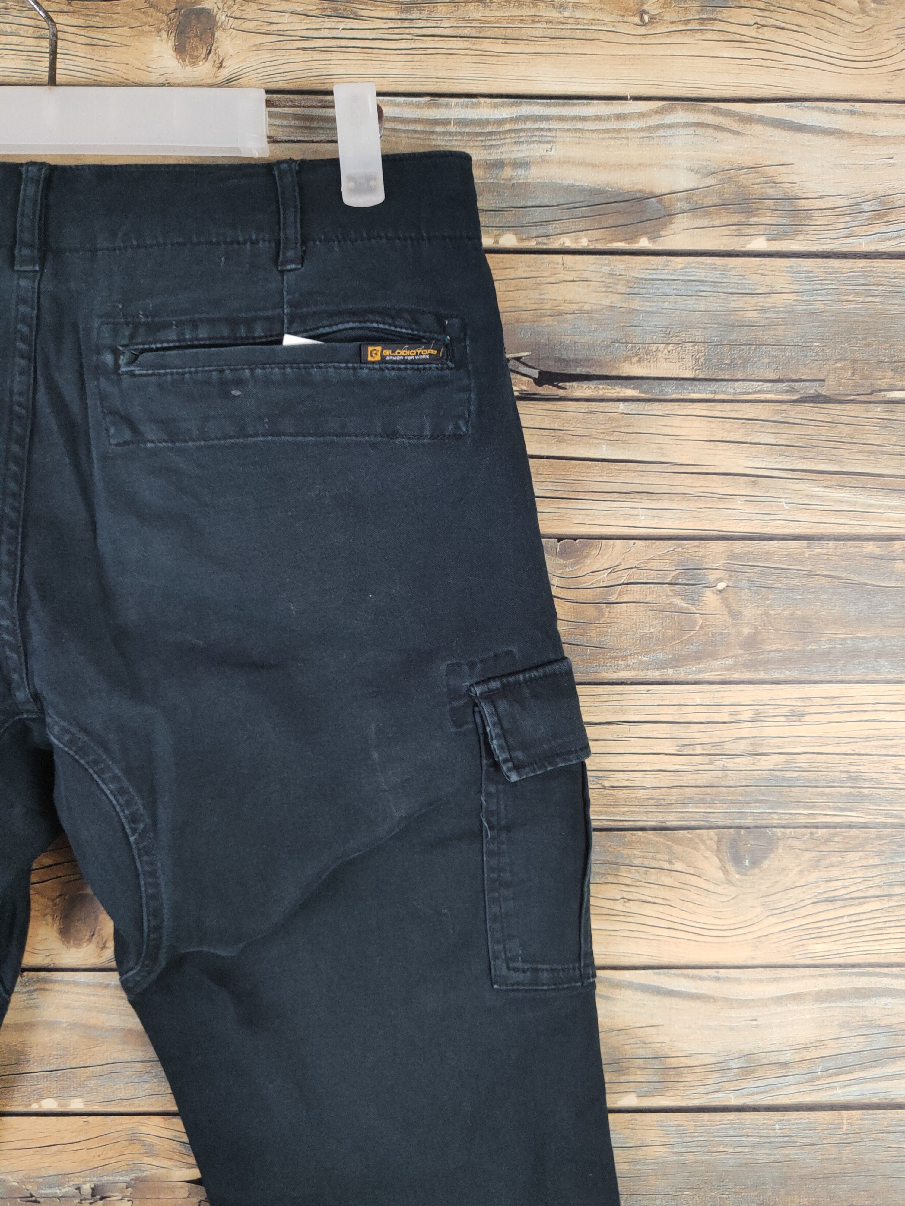 Japanese Brand DL Gladiator Black Multipocket Cargo Pants #sp46-261T Size US 31 - 10 Thumbnail
