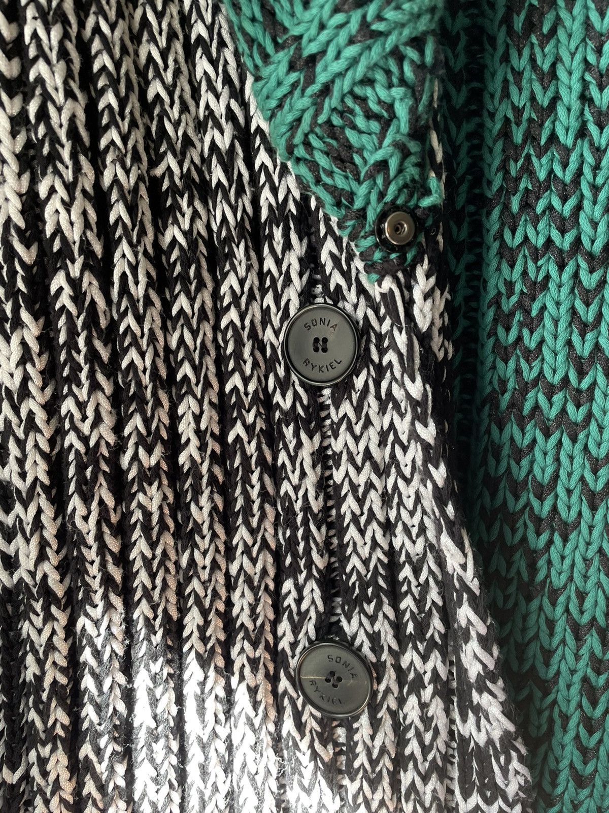 Sonia Rykiel Sonia Rykiel Chunky Crochet Cardigan - 2018 Resort Size L / US 10 / IT 46 - 6 Thumbnail