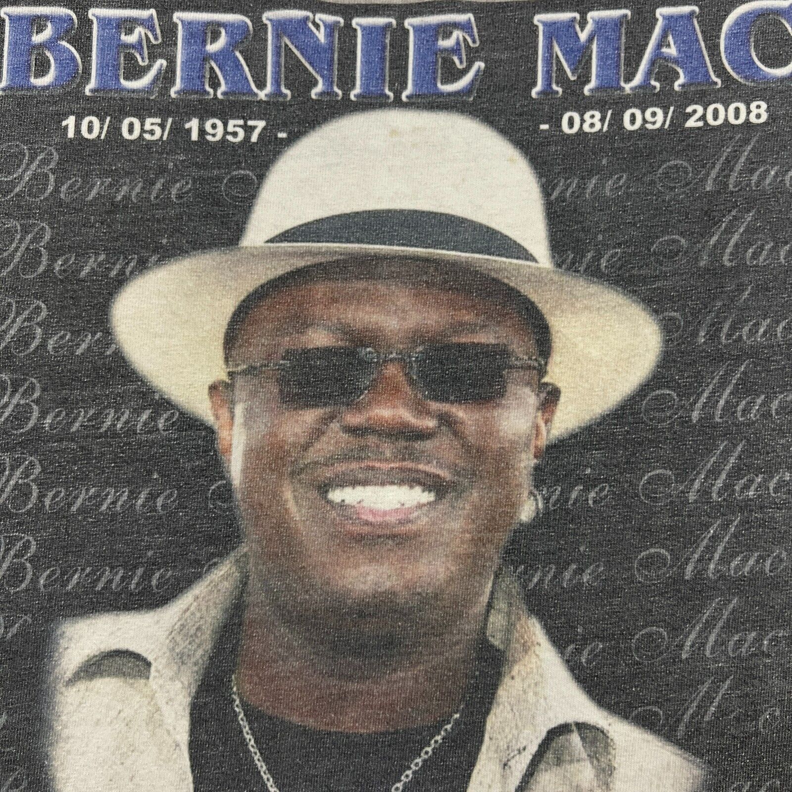 Rap Tees Vintage 2008 Bernie Mac Medium Memorial RIP King Comedy Tee Size US M / EU 48-50 / 2 - 4 Thumbnail