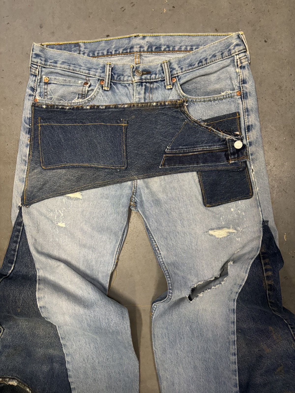 Levi's DirtyMoney x Levis Hybrid Denim Size US 35 - 3 Thumbnail