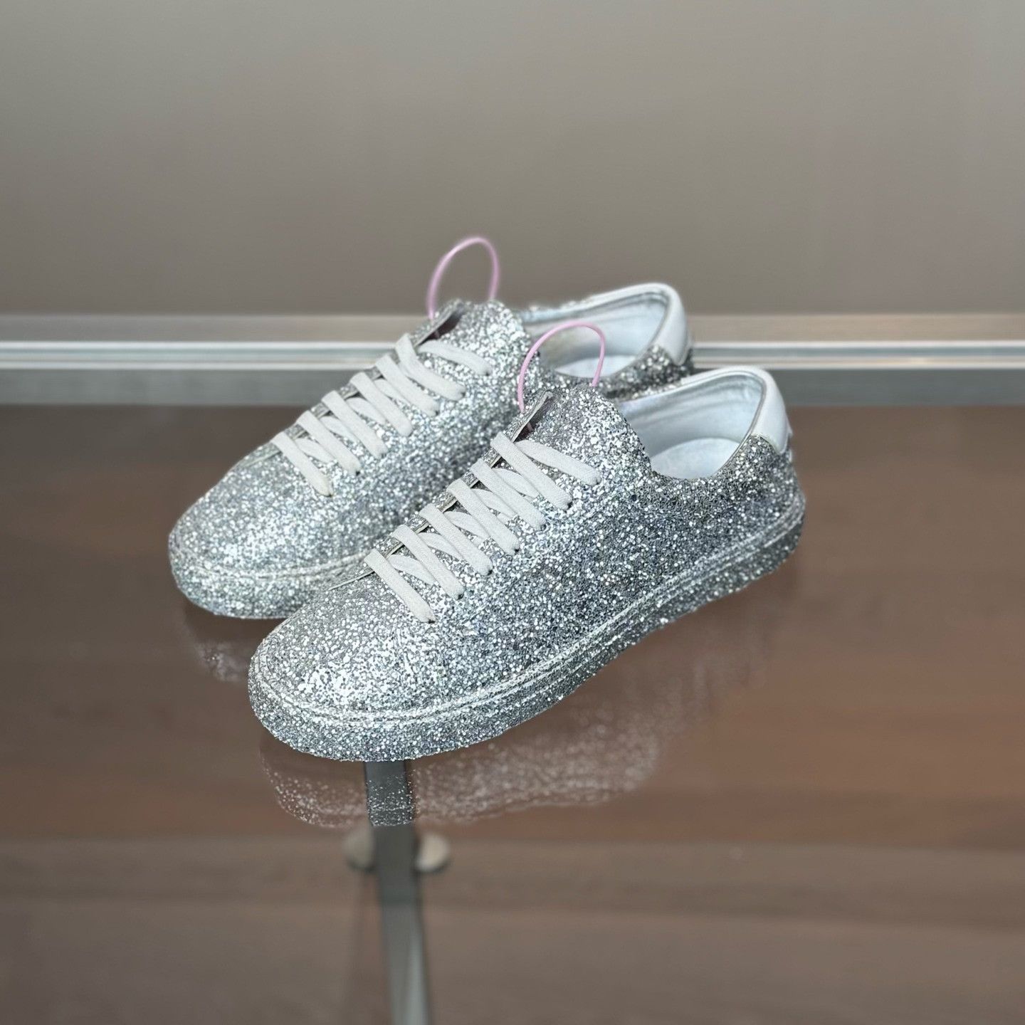 Saint Laurent Paris Saint Laurent Rhinestone Sneakers Size US 5.5 / IT 35.5 - 1 Thumbnail