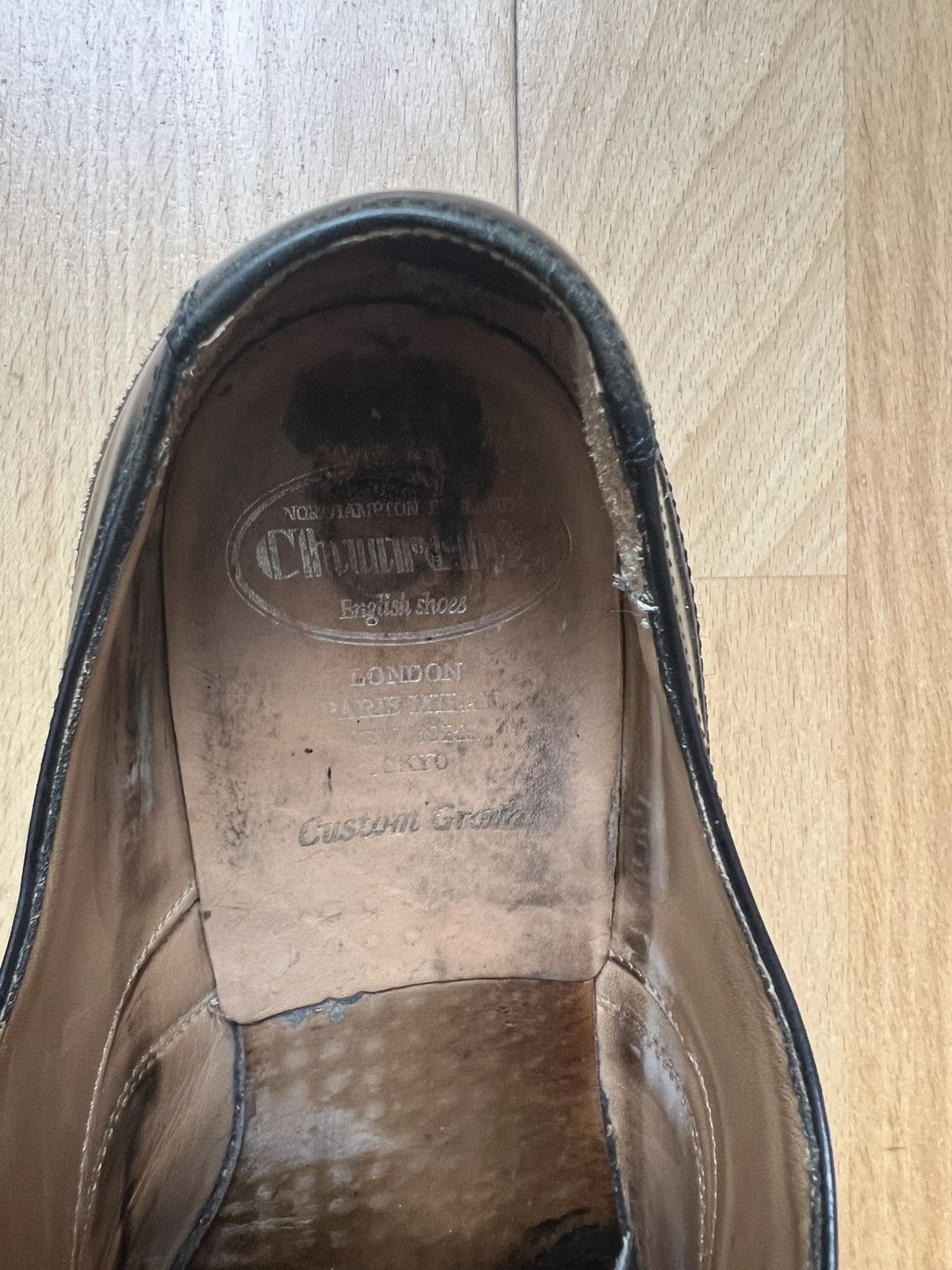 Church's Vintage Churchs black leather oxford Size US 9.5 / EU 42-43 - 6 Thumbnail