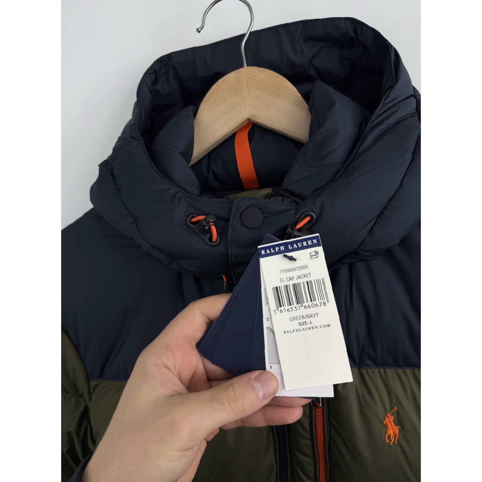 Ralph Lauren VINTAGE? NEW Polo Ralph Lauren Hooded Down Puffer El Cap Jacket L Green Mens Jacket Size US L / EU 52-54 / 3 - 7 Thumbnail