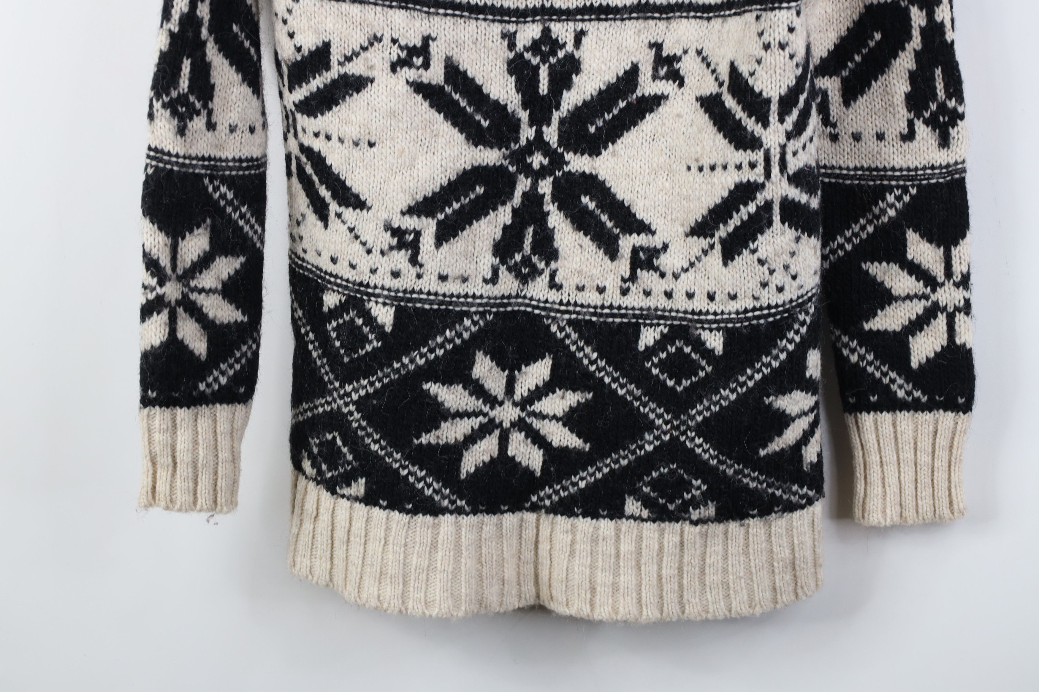 American Eagle Outfitters Vintage Y2K American Eagle Snowflake Wool Alpaca Sweater Size M / US 6-8 / IT 42-44 - 3 Thumbnail