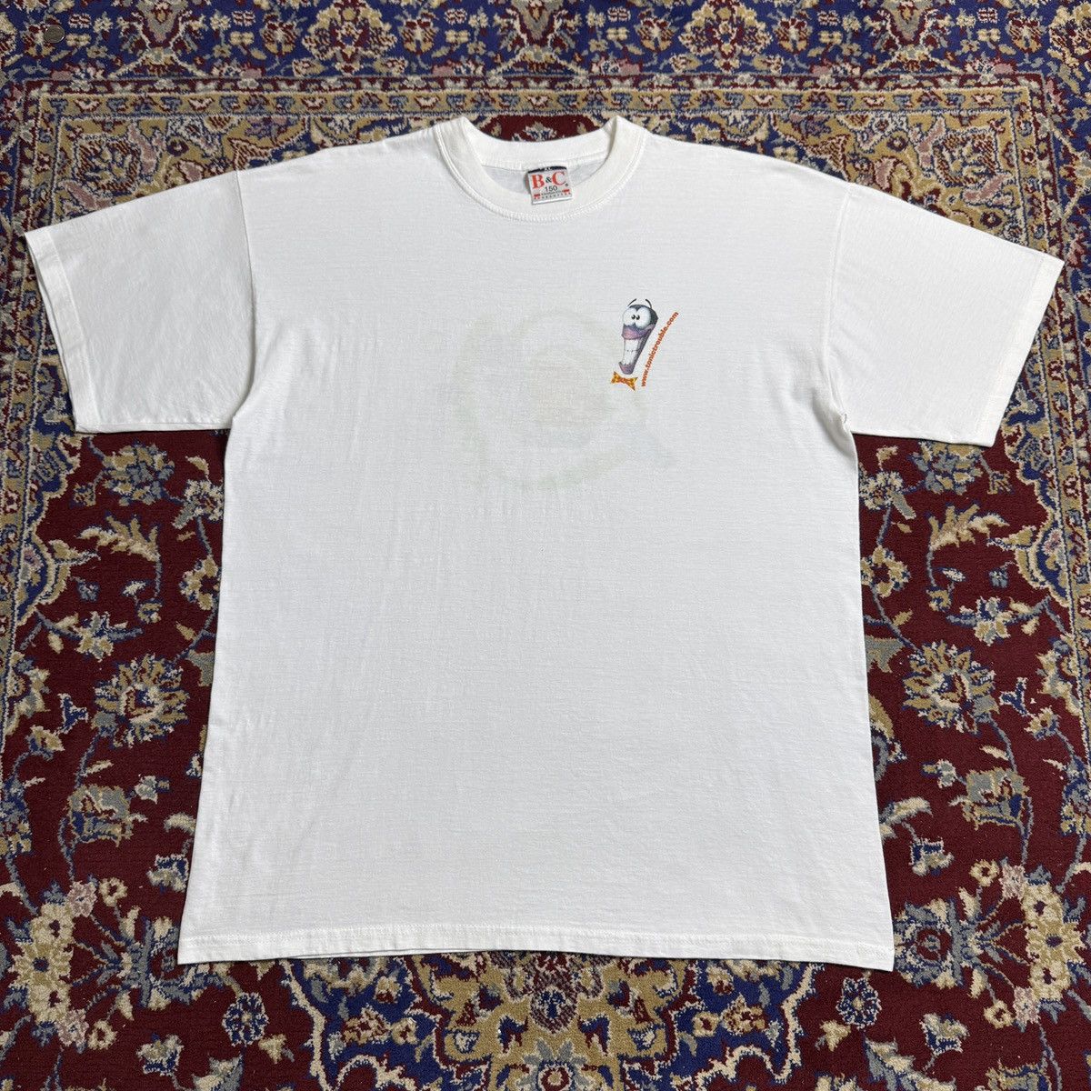 Playstation 1999 Tonic Trouble Ubisoft video game promo tee 90s nintendo Size US XL / EU 56 / 4 - 5 Thumbnail
