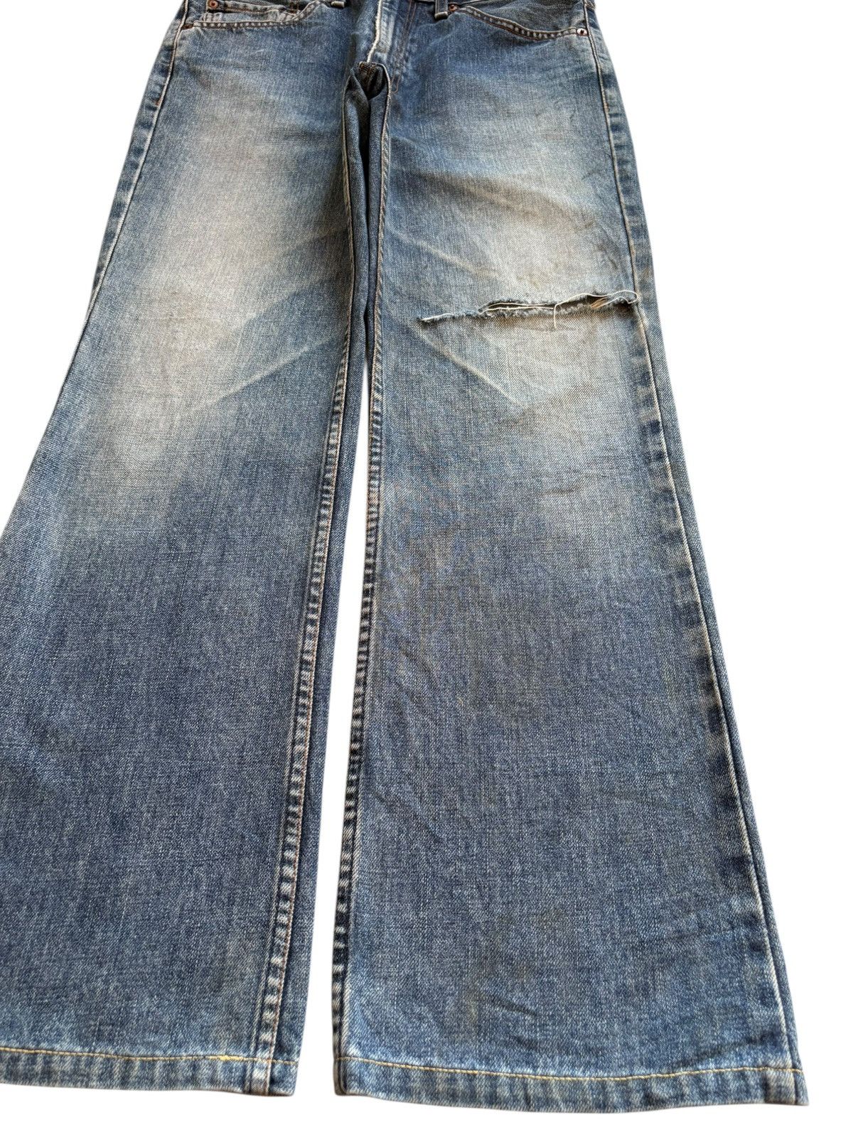 Levi's Vintage 90s Levis 517 Mud Wash Distressed Bootcut Jeans Size US 32 / EU 48 - 7 Thumbnail