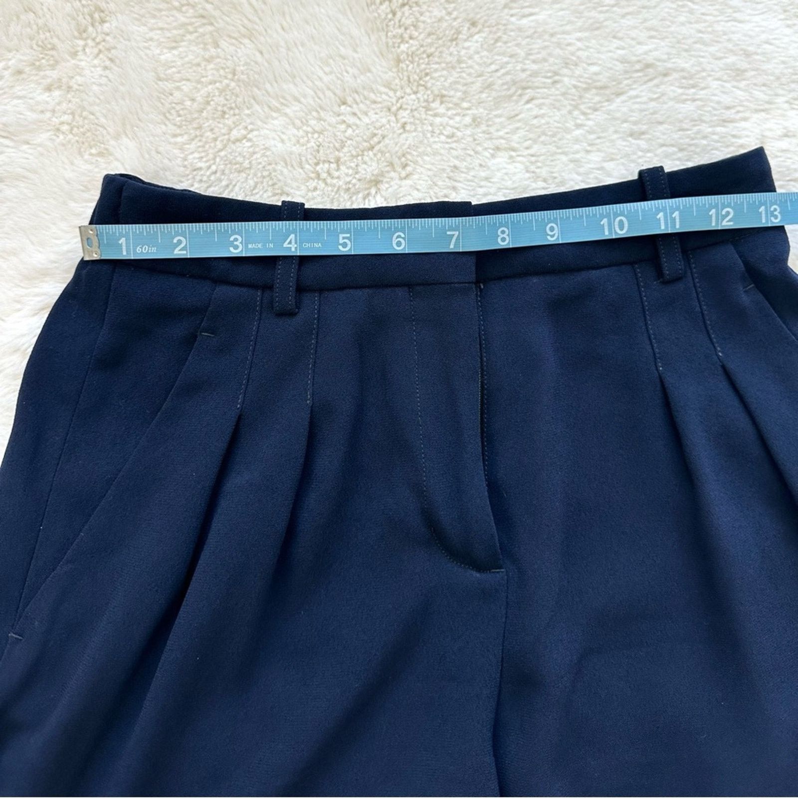 Maje MAJE women navy shorts size 34 EU Size 25" / US 0 / IT 36 - 6 Thumbnail