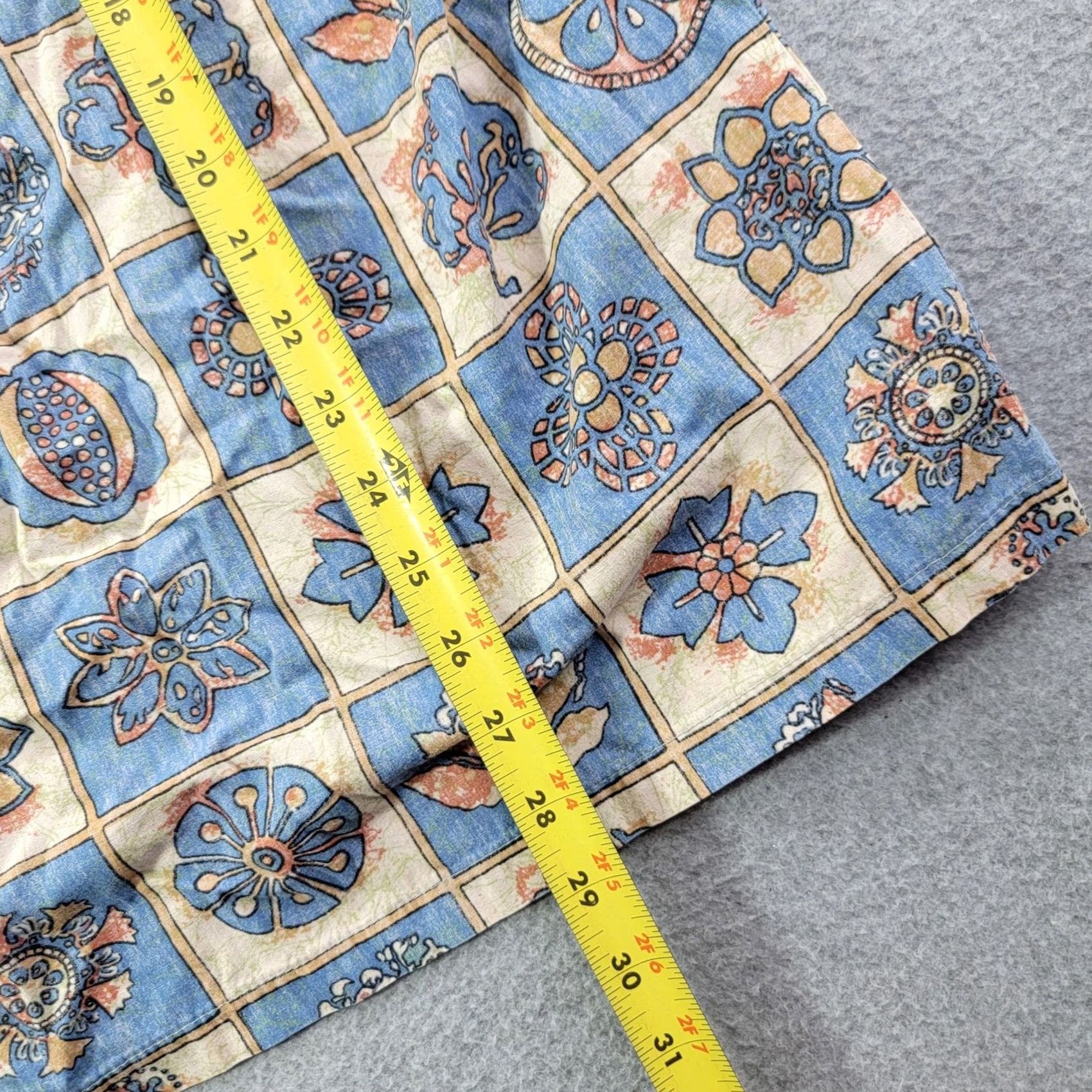 Tori Richard Tori Richard Shirt Mens XL Blue Floral Hawaiian Aloha Short Sleeve Button Cotton Size US XL / EU 56 / 4 - 6 Thumbnail