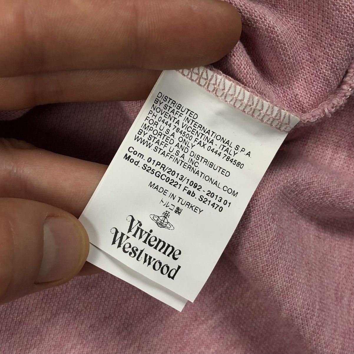 Designer × Vintage × Vivienne Westwood Vintage Vivienne Westwood Man Orb Crazy Polo y2k tee punk Size US L / EU 52-54 / 3 - 11 Thumbnail