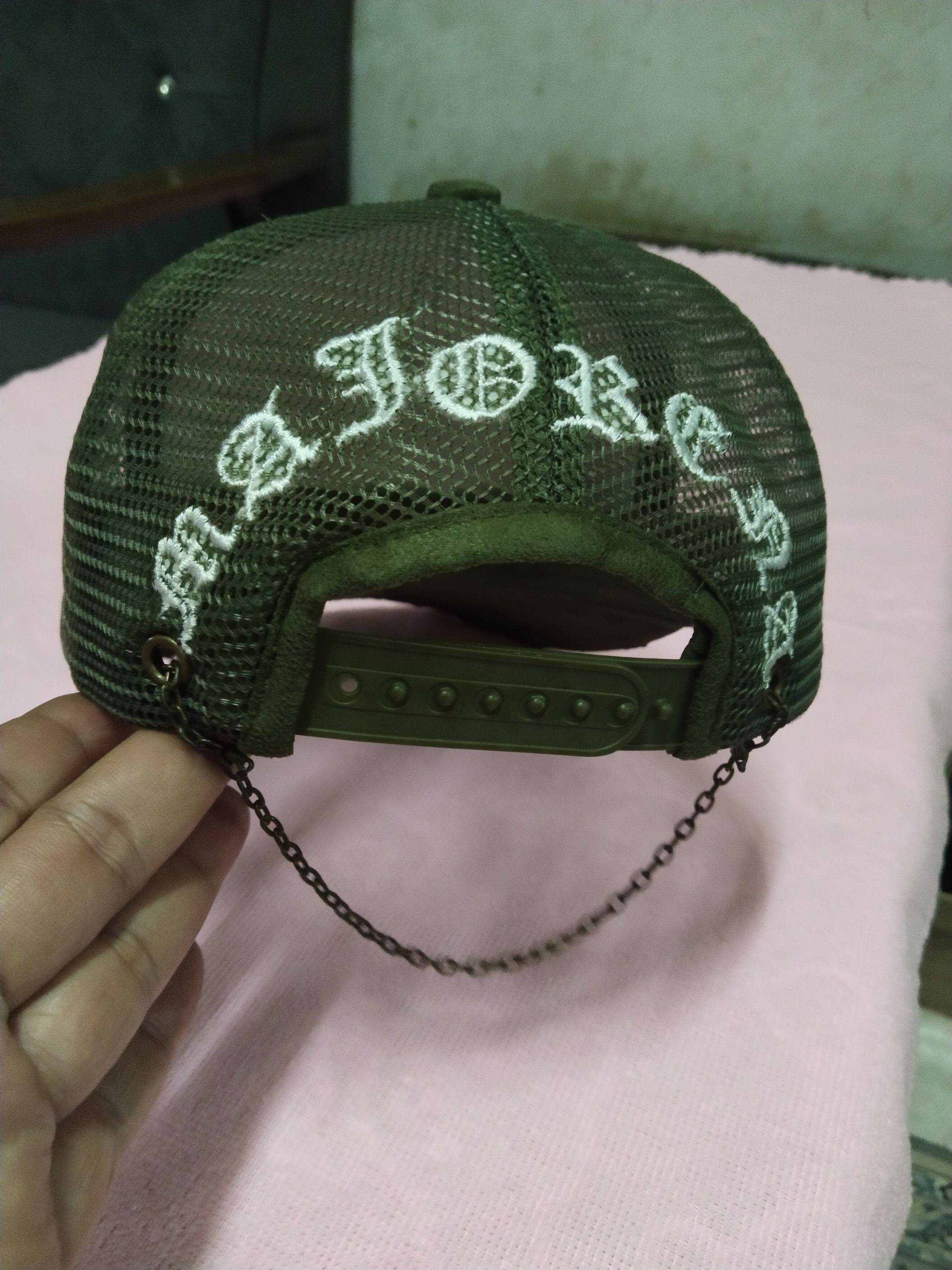 Japanese Brand MAJORENA PUNK TRUCKER CAP STYLE Size ONE SIZE - 4 Thumbnail
