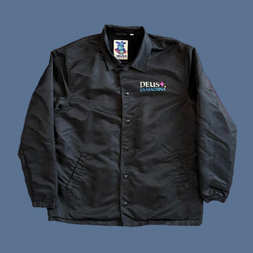 Deus Ex Machina **Men's Deus Ex Machina Authentic Black Jacket Medium** User: Men's Deus Ex Machina Authentic Black Jacket Medium Size US M / EU 48-50 / 2 - 1 Thumbnail